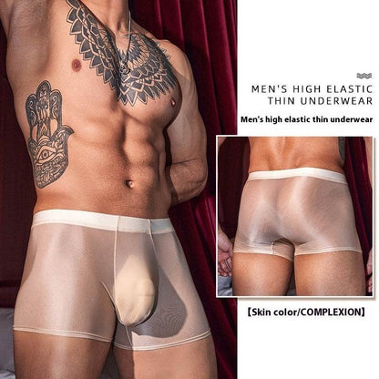 Men's Ultra-Thin Breathable Underwear - Silky Comfort Briefs for Style - Buy Center