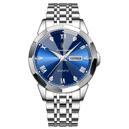 Buycenter Luxury Men's Waterproof Quartz Watch - Super Luminous Elegance - Buy Center
