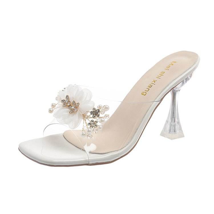 Buycenter Trendy Transparent Slippers - Stylish Open Toe Flip-Flops - Buy Center
