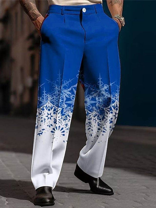 Buycenter Men's 3D Printed Casual Pants - Loose Fit, Multiple Sizes - Buy Center