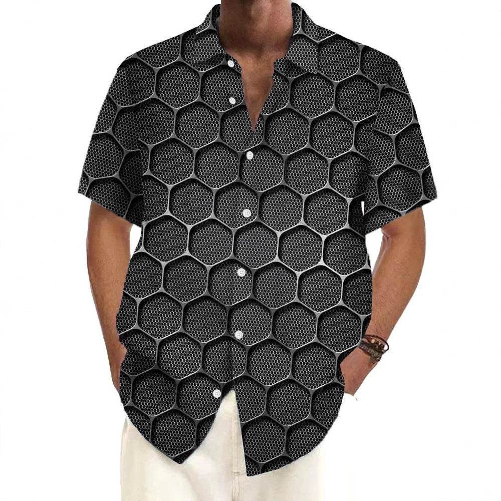 Men's Summer Cardigan - Loose Fit Short Sleeve Casual Style 2025 - Buy Center