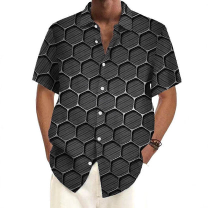 Men's Summer Cardigan - Loose Fit Short Sleeve Casual Style 2025 - Buy Center