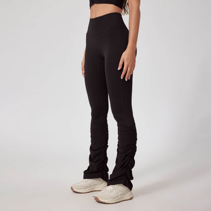 High Waist Tight Yoga Trousers - Breathable Nylon for Casual & Active Wear - Buy Center