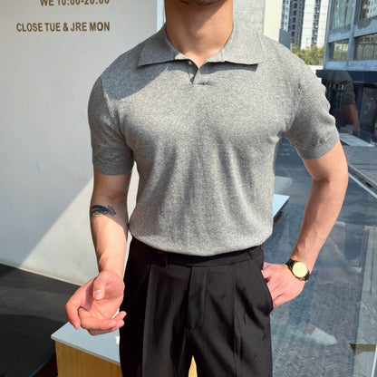 Buycenter Men's Casual T-Shirt - Summer Solid Colors, Various Sizes - Buy Center