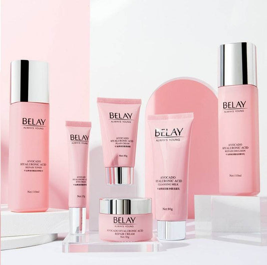 6-Piece Pomegranate Moisturizing Makeup Set - Ultimate Facial Care Kit - Buy Center